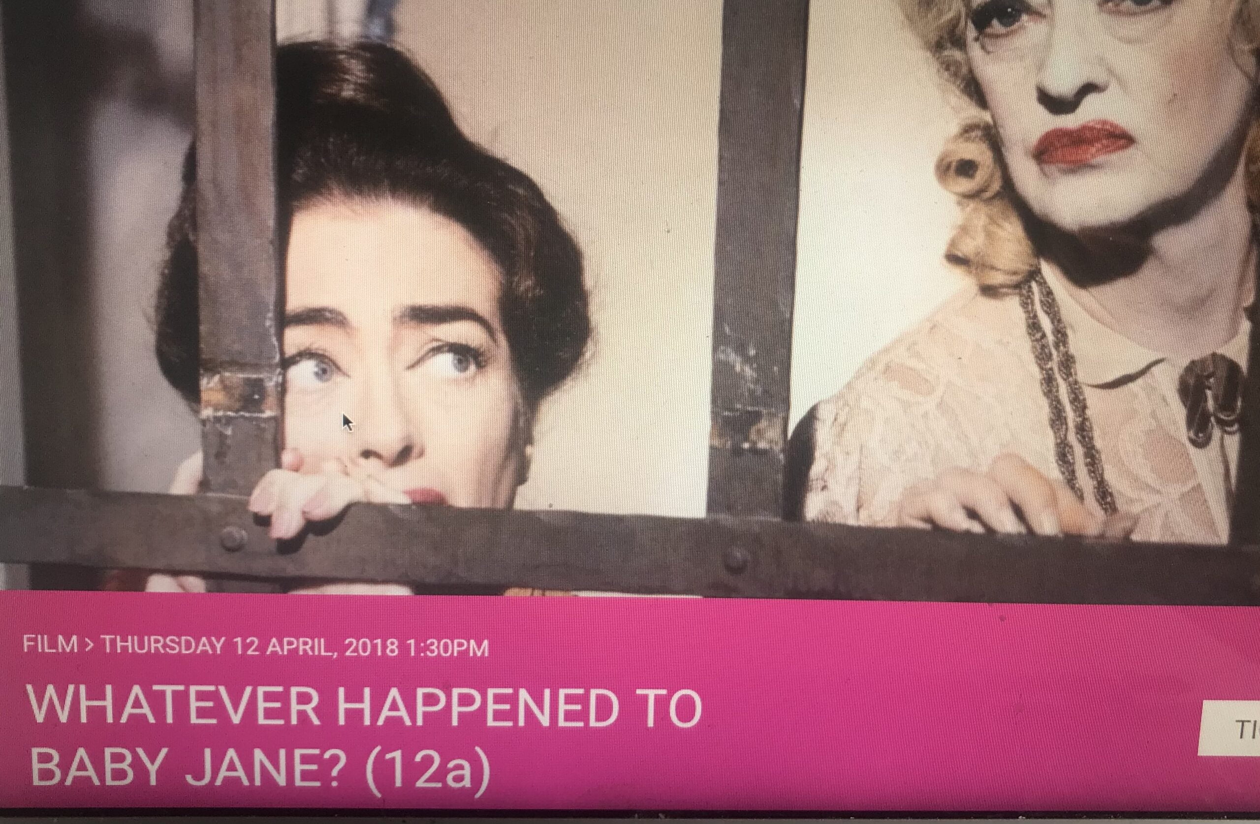 Helen Presents Whatever Happened To Baby Jane At Bridport’s Page To Screen Festival